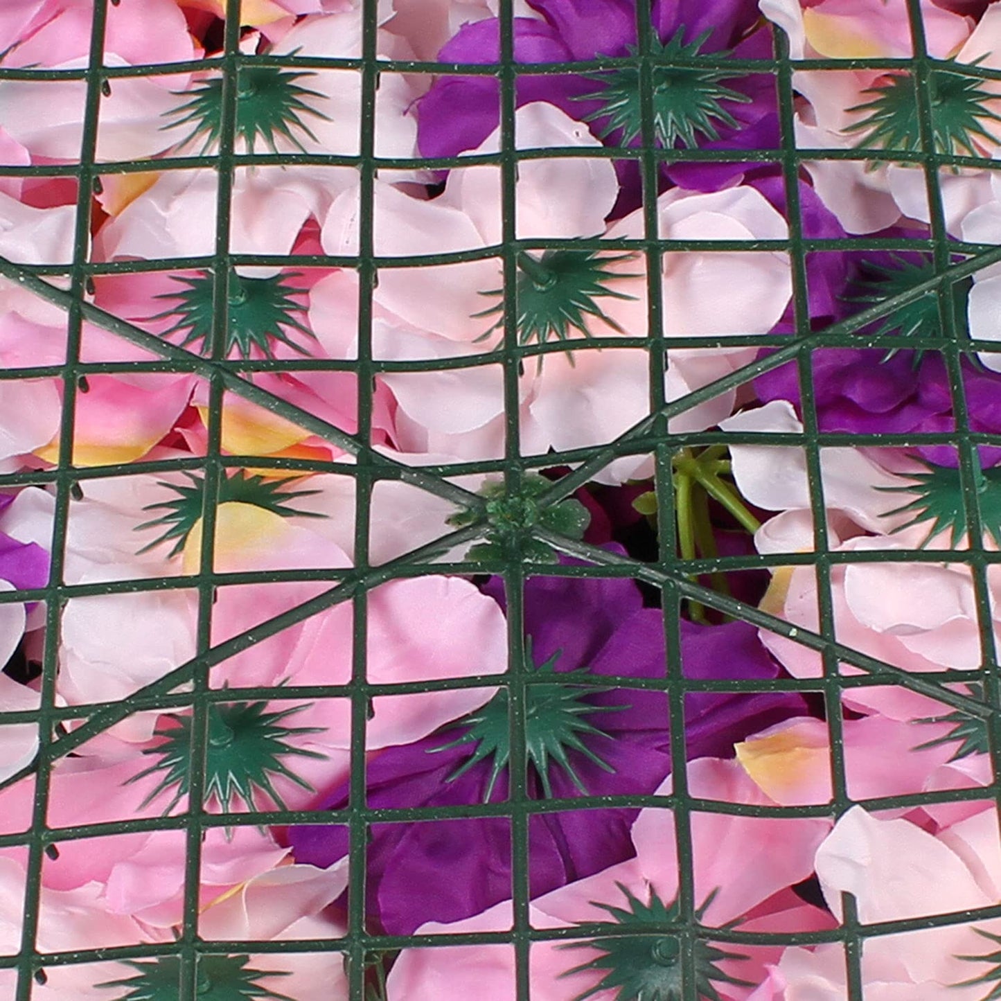 Artificial Flower Wall Panels,Silk Flower Mat for Outdoor Fence Privacy Screen & Indoor Wall Decor