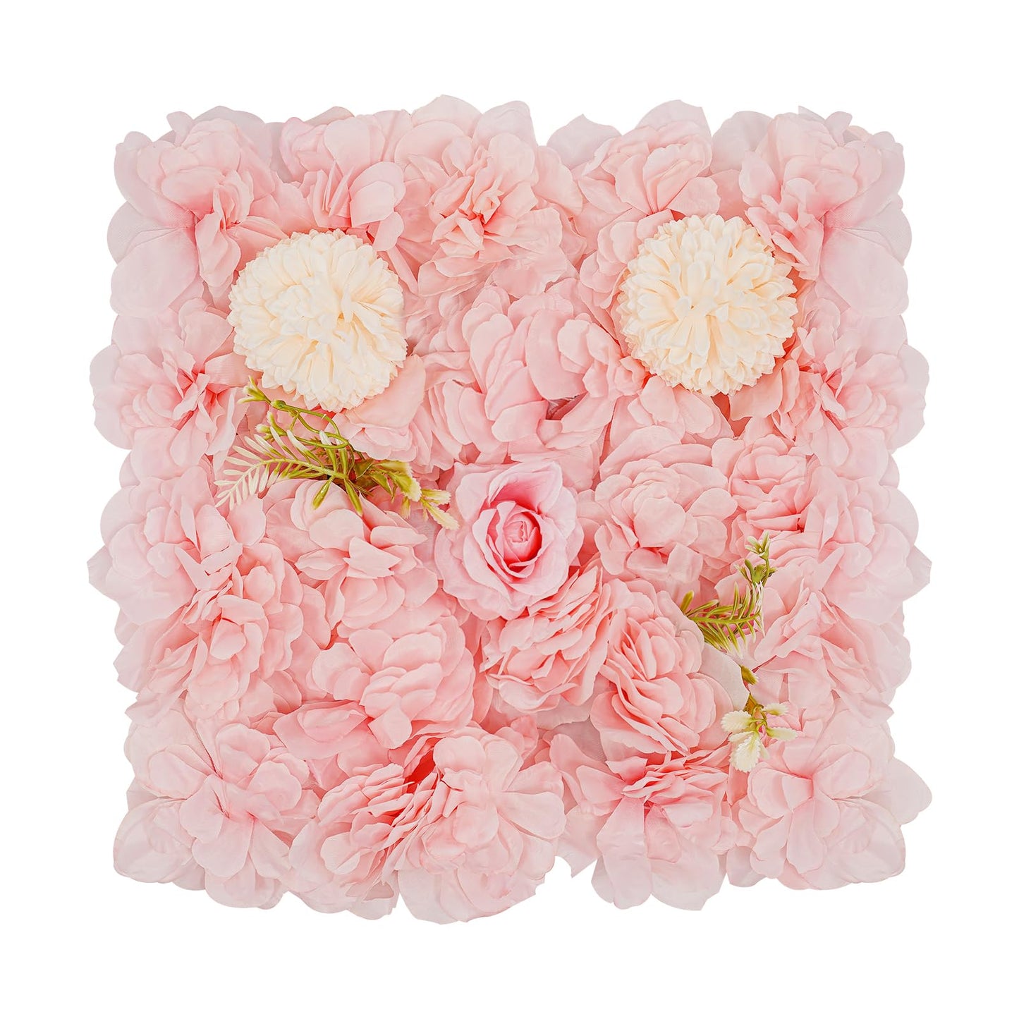 Artificial Flower Wall Panels,Silk Flower Mat for Outdoor Fence Privacy Screen & Indoor Wall Decor