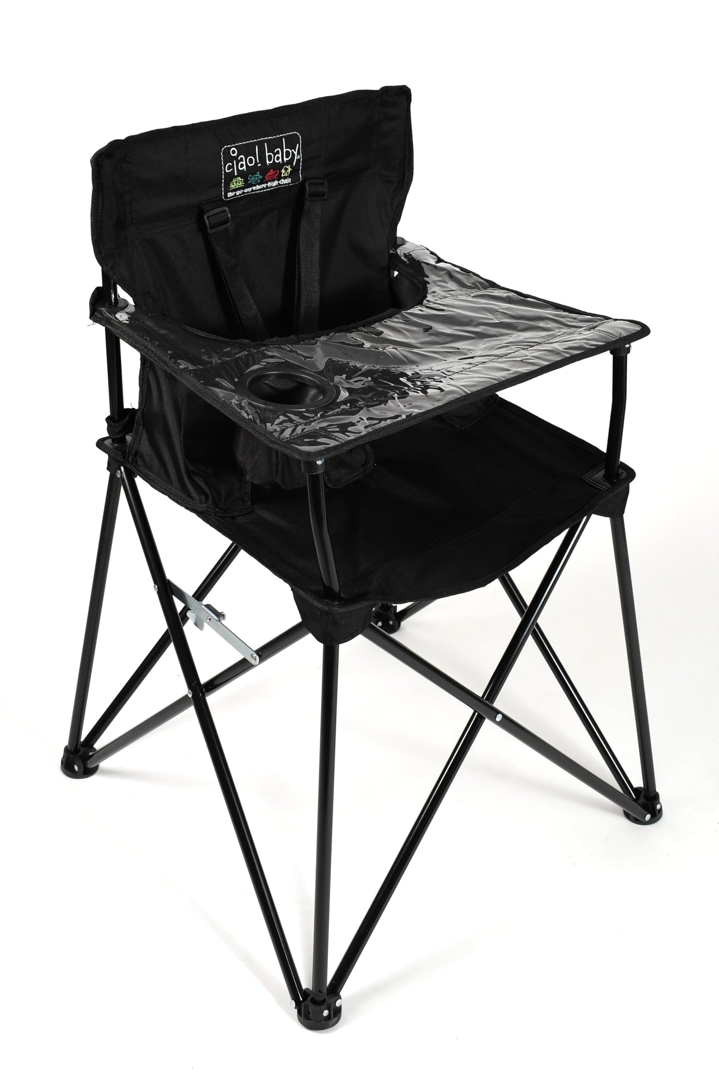 Folding Travel High Chair with Carry Bag, Lightweight Portable Baby High Chair for Camping, Dining and Travel