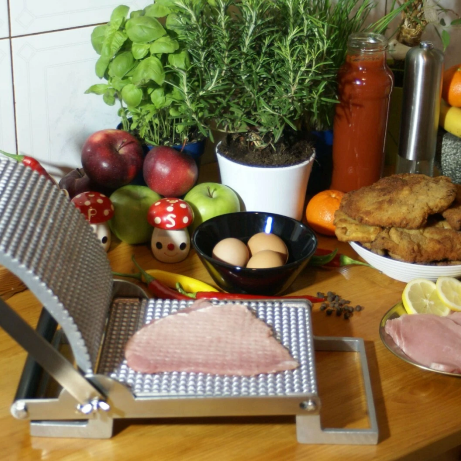 Steel Meat Tenderizer & Flattening Tool for Tenderizing