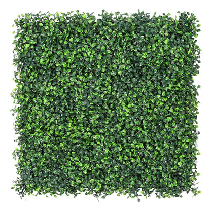 Artificial Boxwood Panels, Green Hedge Wall Decor for Fence, Garden and Home Decoration