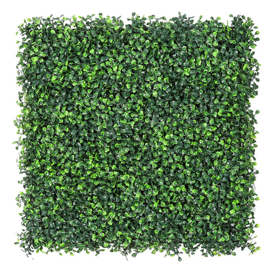 Artificial Boxwood Panels, Green Hedge Wall Decor for Fence, Garden and Home Decoration