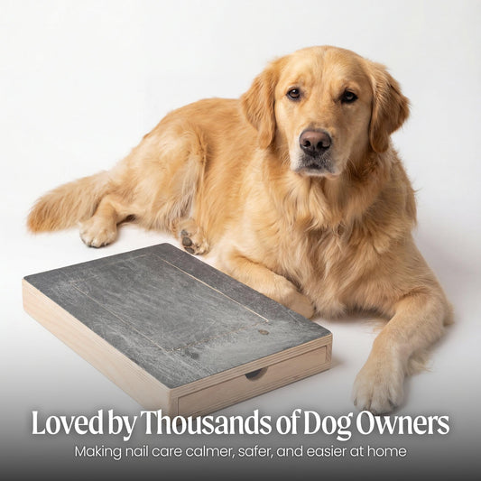Dog Nail Scratch Board with Treat Box