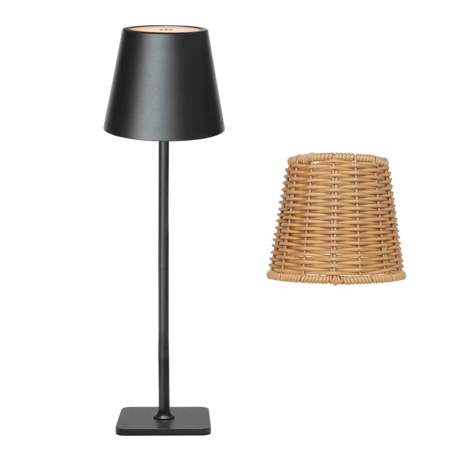 Set of 2 Rechargeable Cordless LED Table Lamps, Waterproof for Patio, Restaurant & Kitchen