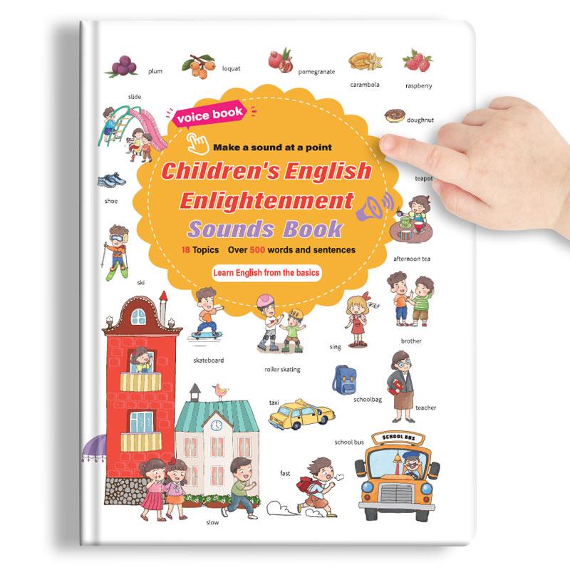 500-Word Audio Learning Book for Toddlers – Tap & Master Vocabulary in Everyday Topics