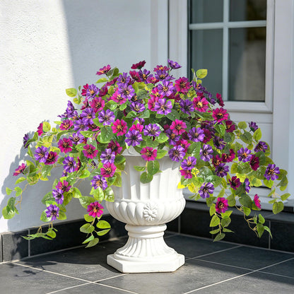Fake Artificial Flowers Hanging for Outdoors Decor