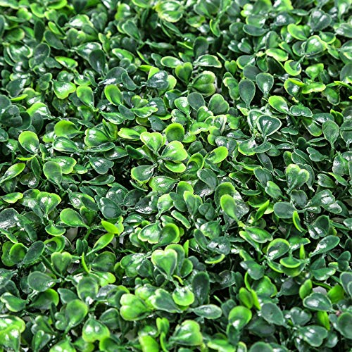Artificial Boxwood Panels, Green Hedge Wall Decor for Fence, Garden and Home Decoration