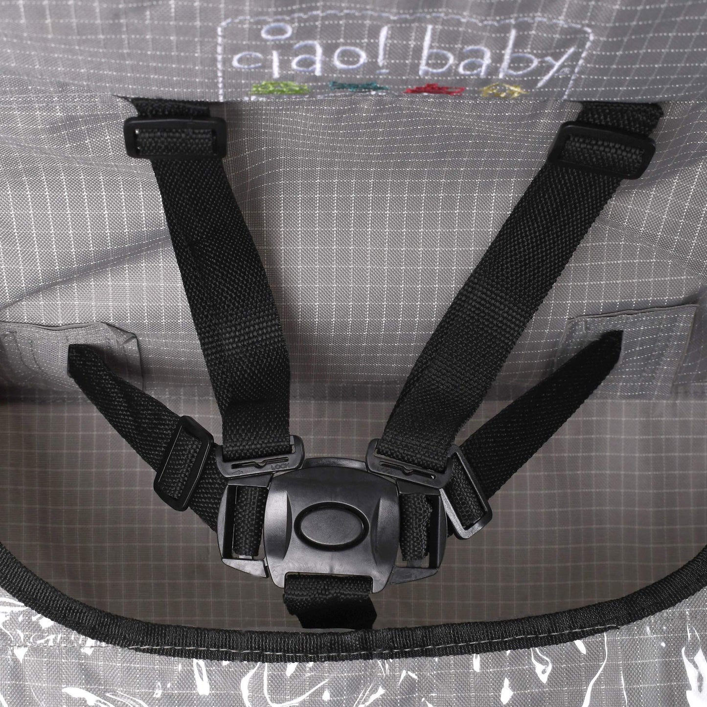 Folding Travel High Chair with Carry Bag, Lightweight Portable Baby High Chair for Camping, Dining and Travel