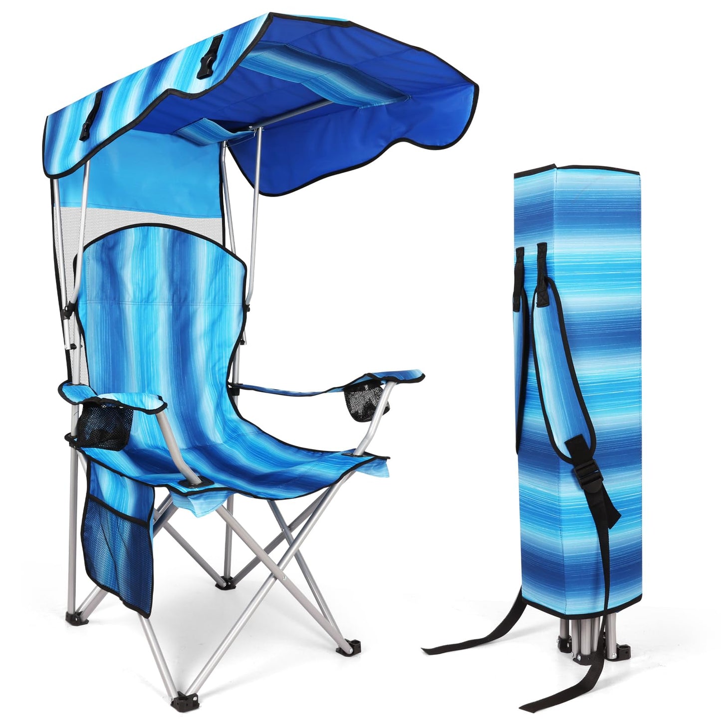 Portable Camping Chair with Canopy