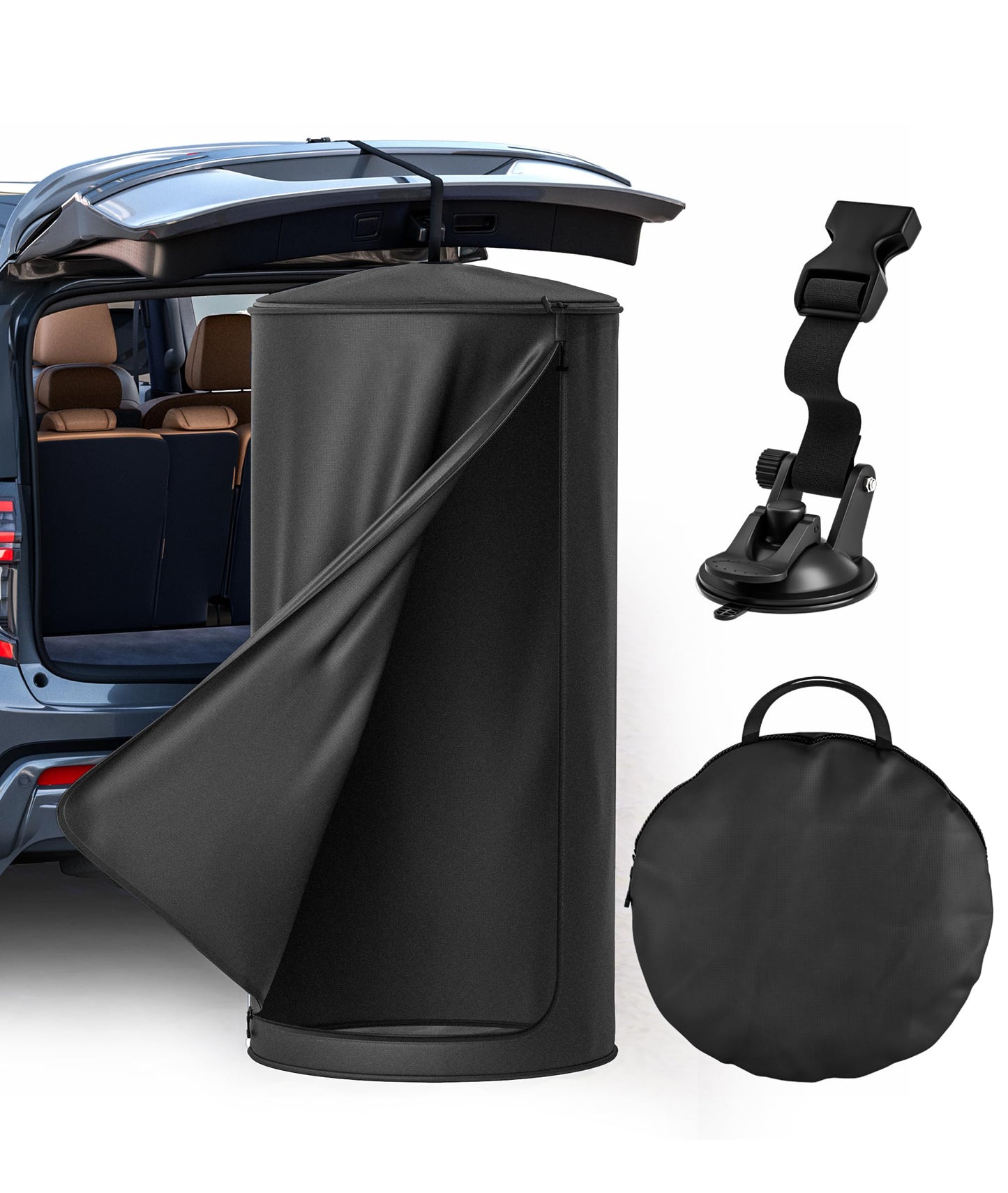 Instant Privacy Pod Tent with Suction Cups, for Camping, Shower & Beach