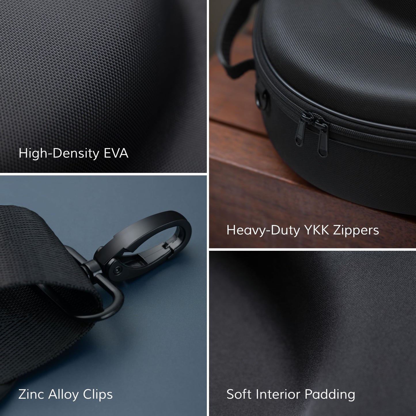 Crushproof Cowboy Hat Travel Case with Carry & Luggage Straps (Large)