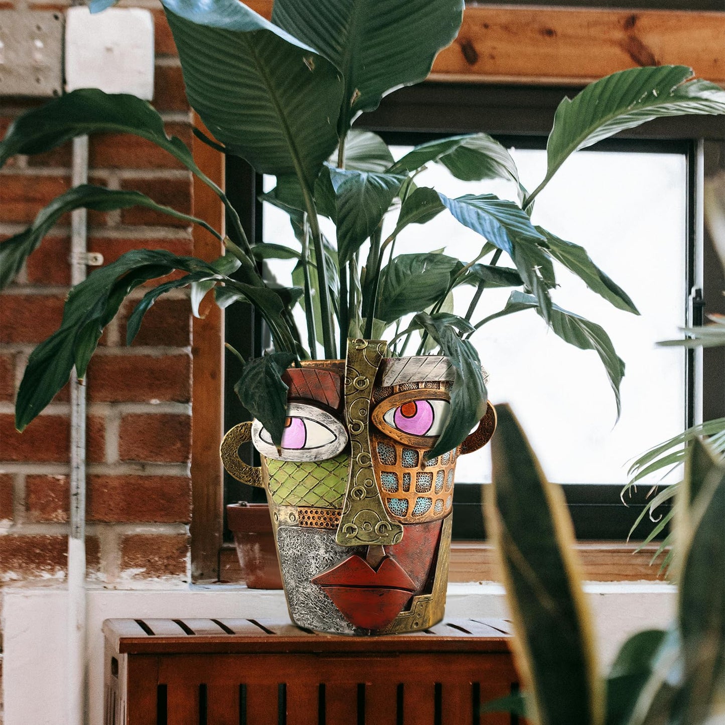 Creative Face Shaped Decorative Plant Planter Pots