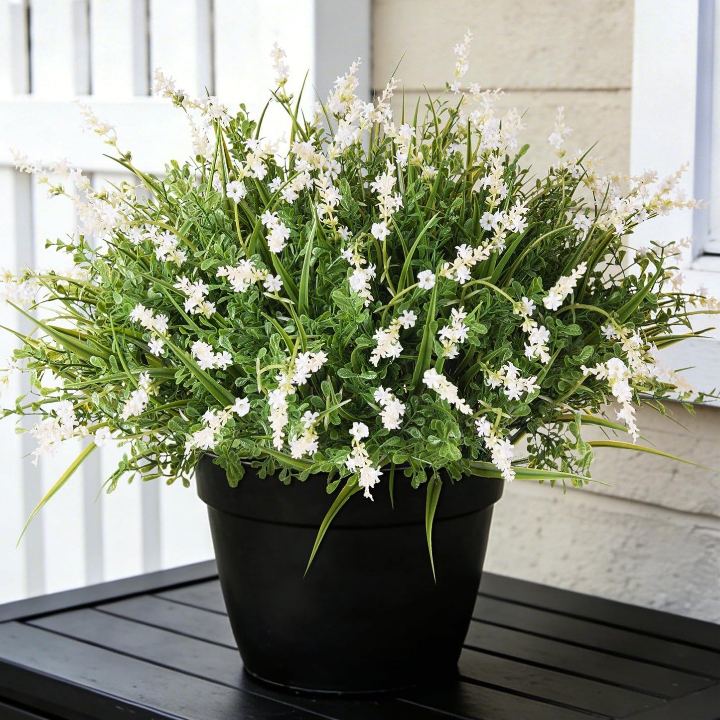 12 Bouquets Realistic Artificial Monkey Grass Greenery