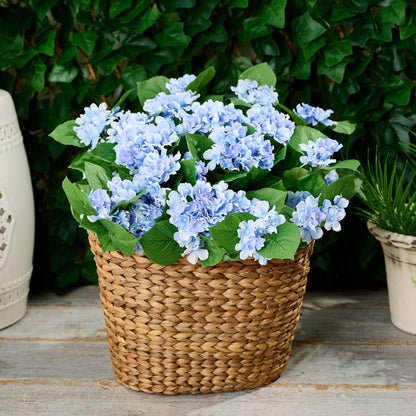 Indoor/Outdoor Hydrangea Urn Filler, Artificial Floral Arrangement