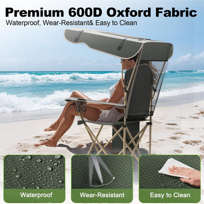 Portable Camping Chair with Canopy