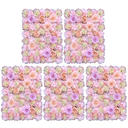 Artificial Flower Wall Panels,Silk Flower Mat for Outdoor Fence Privacy Screen & Indoor Wall Decor
