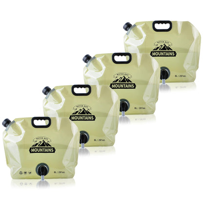 Collapsible Water Jug with Spigot, BPA-Free Portable Water Bags for Camping