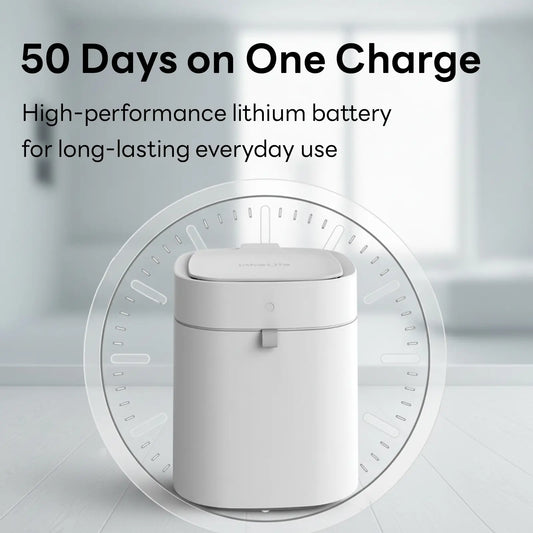 Automatic Sealing Smart Trash Can, Hands-Free Motion Sensor Garbage Bin