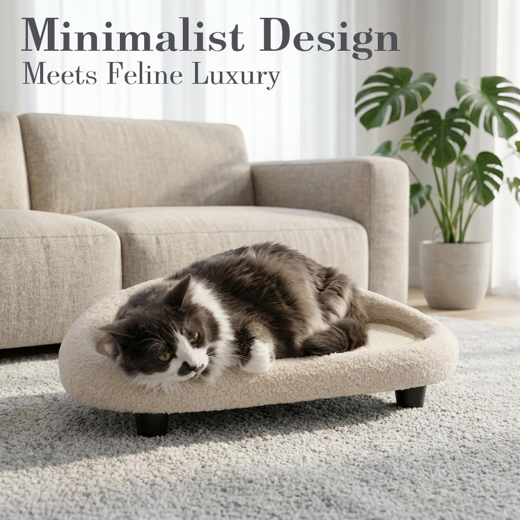 Cat Sisal Scratcher Bed with Refill Pad