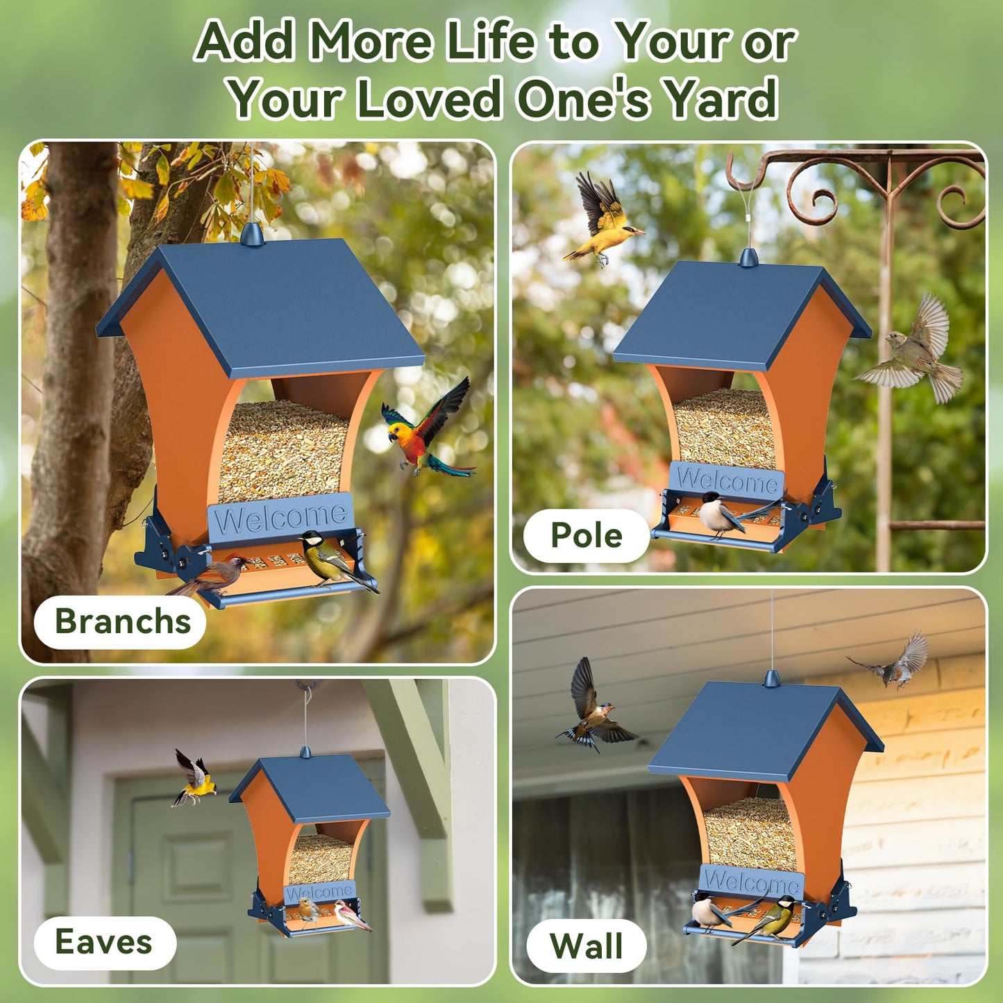 Smart Squirrel Resistant Bird Feeder
