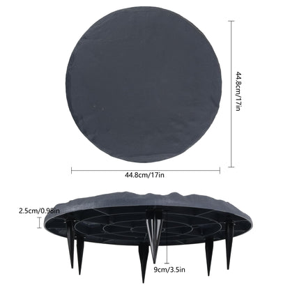 6Pcs Plastic Stepping Stones for Garden Walkway