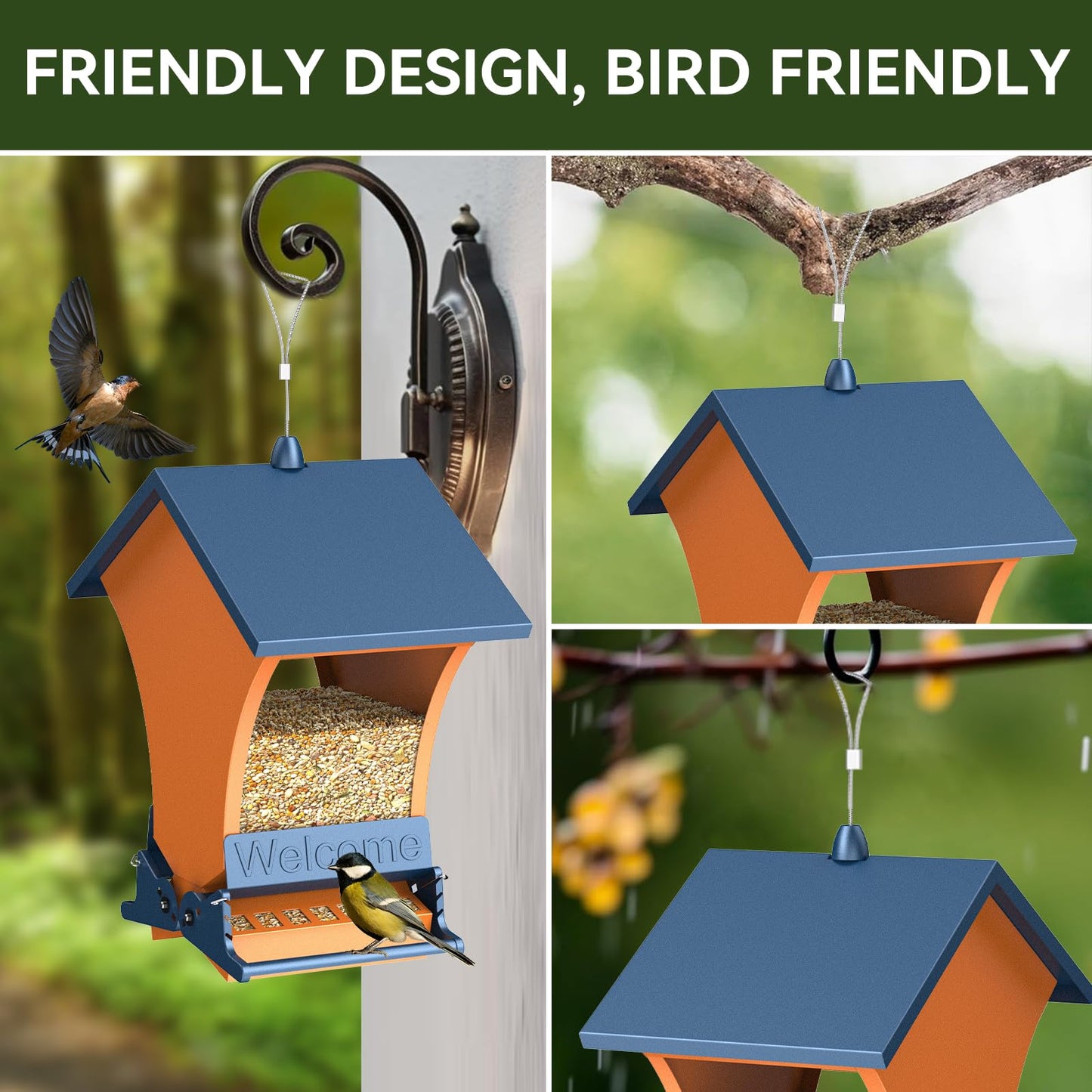 Smart Squirrel Resistant Bird Feeder