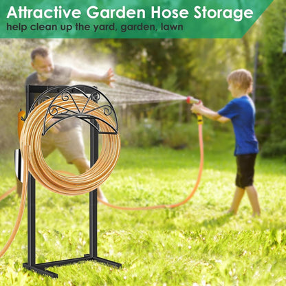 Ground Spike Hose Holder Stand