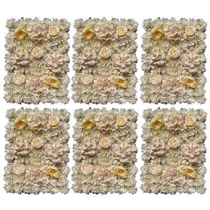Artificial Flower Wall Panels,Silk Flower Mat for Outdoor Fence Privacy Screen & Indoor Wall Decor