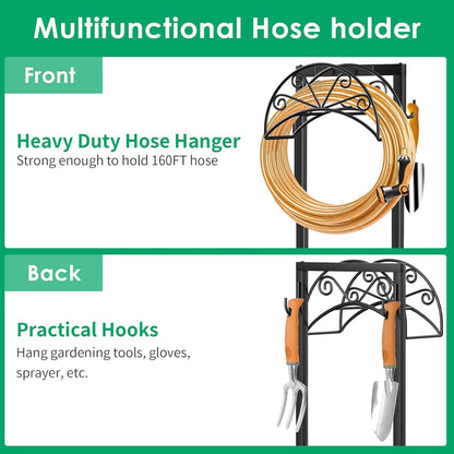 Ground Spike Hose Holder Stand
