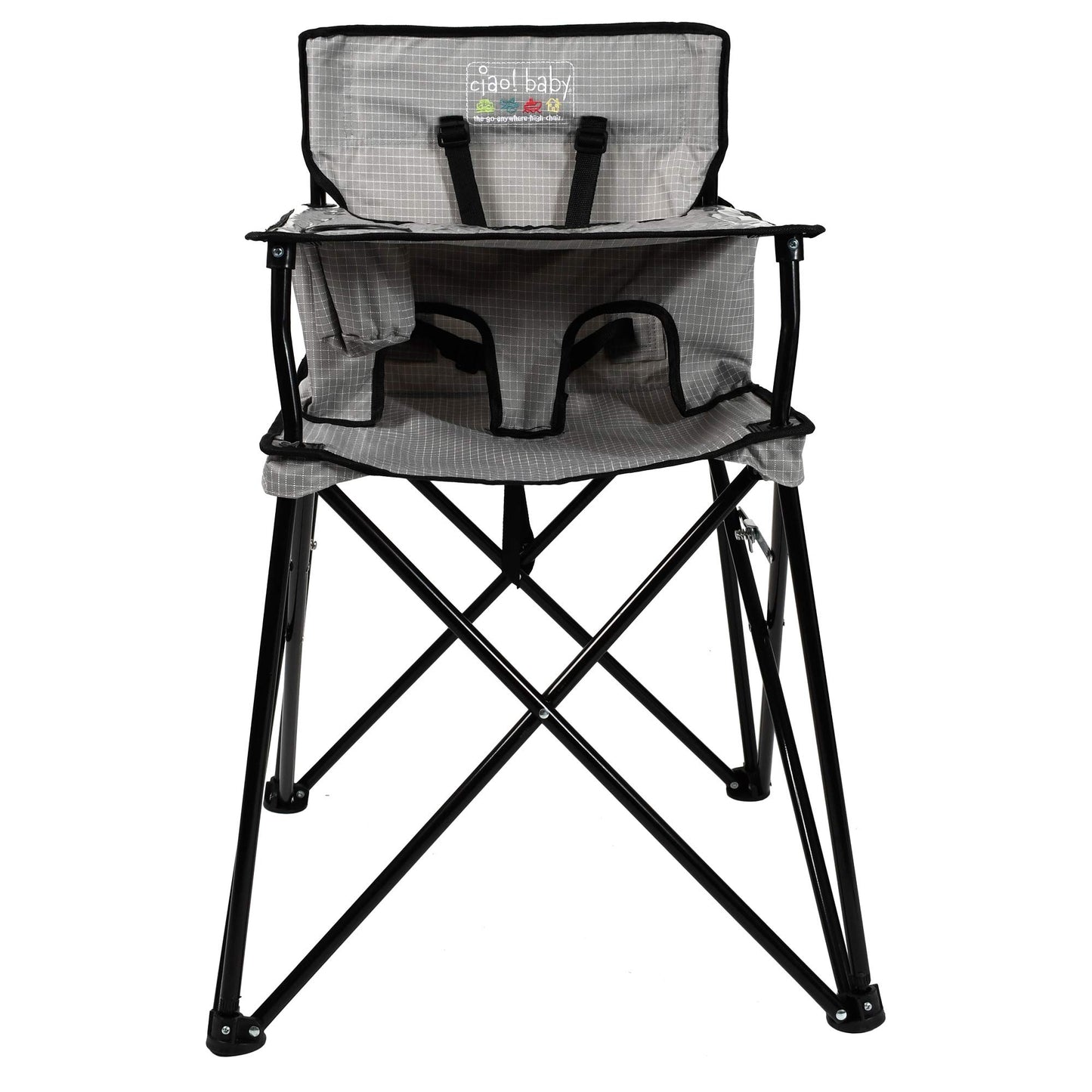 Folding Travel High Chair with Carry Bag, Lightweight Portable Baby High Chair for Camping, Dining and Travel
