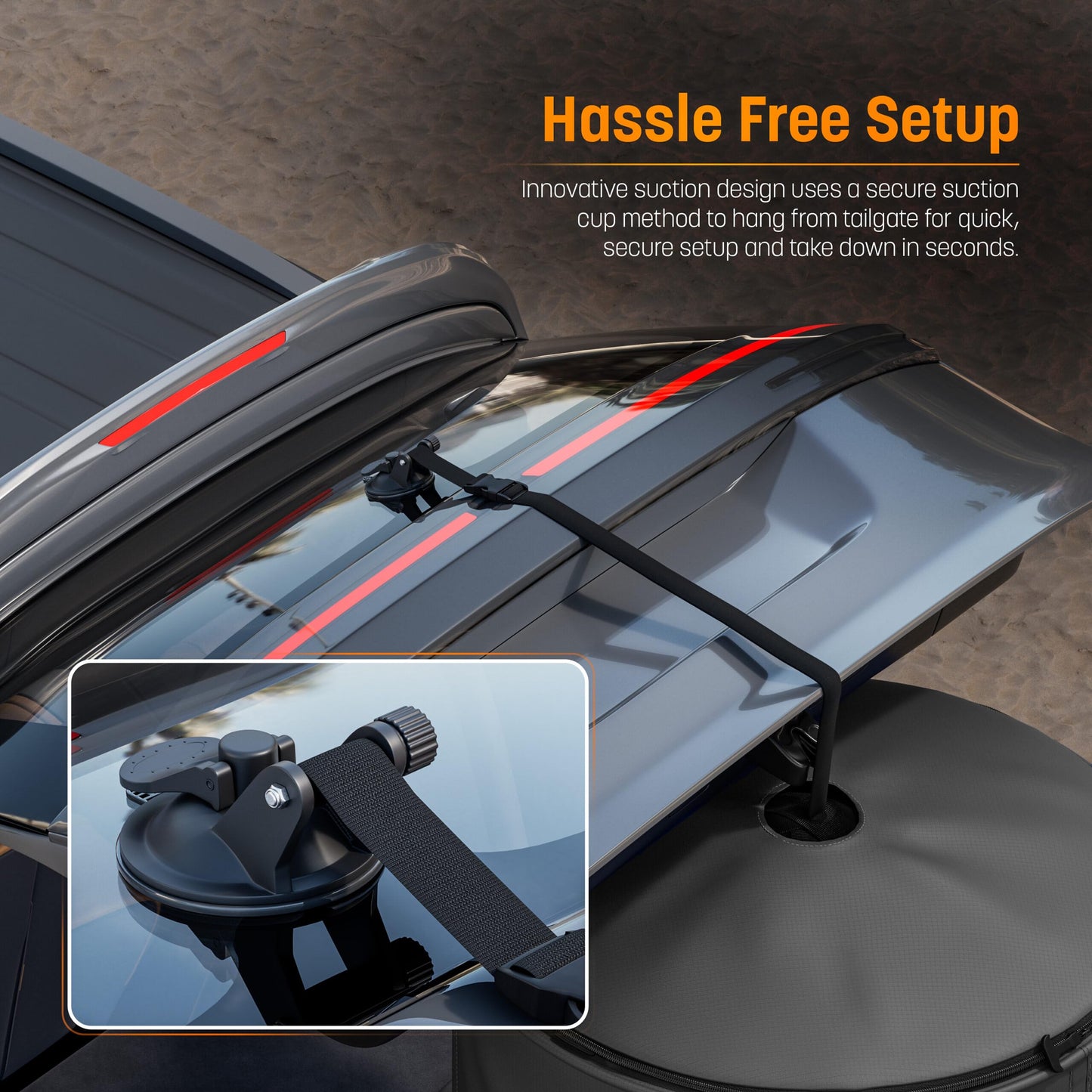 Instant Privacy Pod Tent with Suction Cups, for Camping, Shower & Beach
