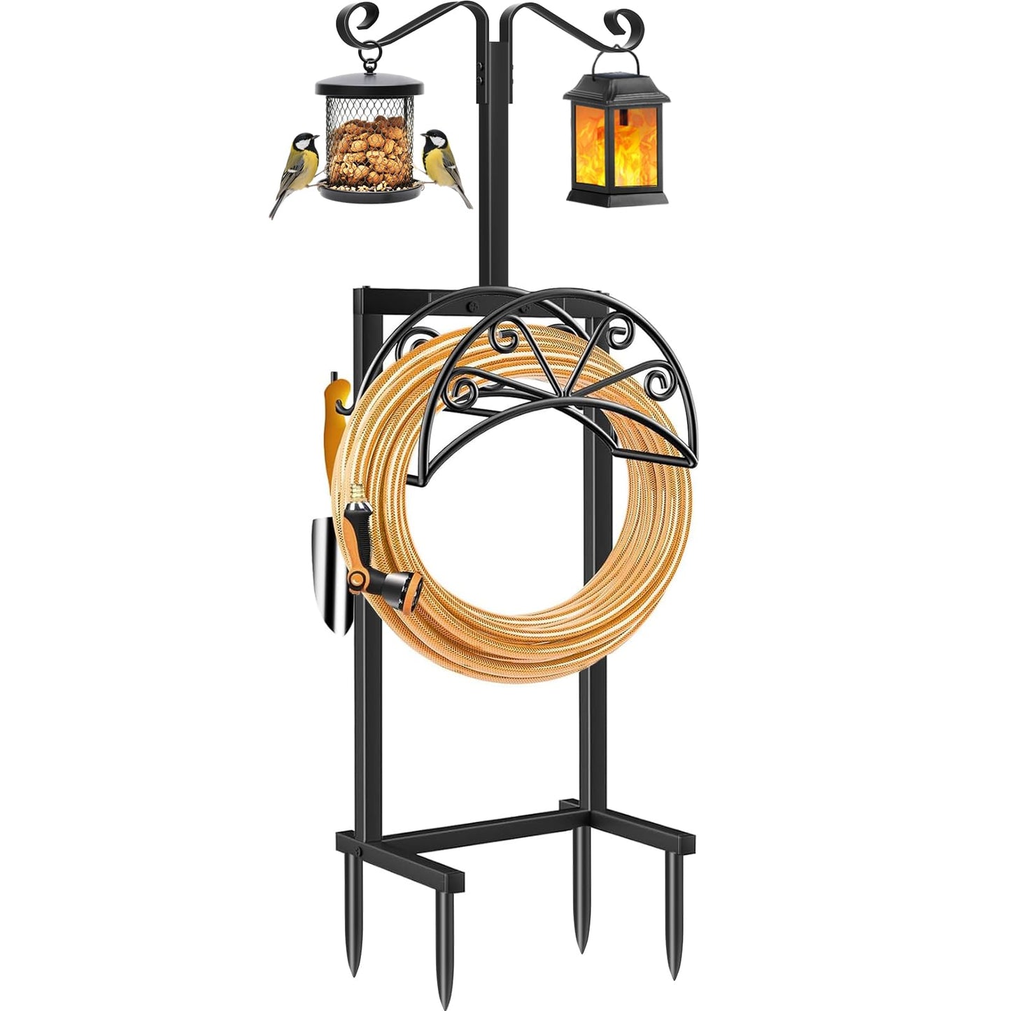 Ground Spike Hose Holder Stand